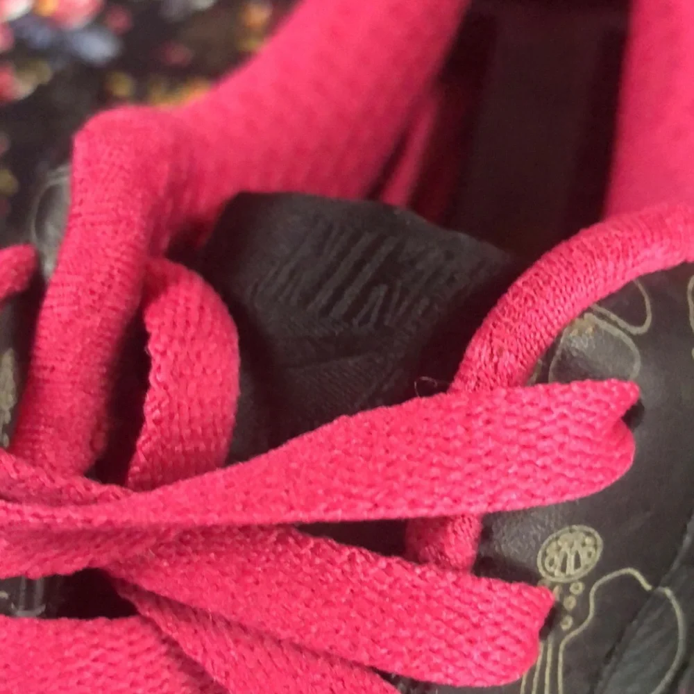 NWOB Nike Air Force 1 Premium Low Black Floral Pink - Picture 12 of 13